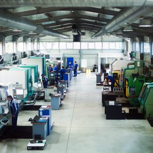 Un atelier d'usinage dans une entreprise
