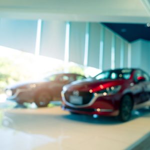 Une concession automobile pour la vente de voiture