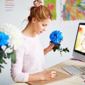 Un designer avec de la conception