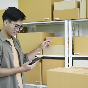 Un magasin d'emballage de produit